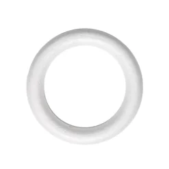 Polystyrene Wreath Full Round Edge (24.5Dx4cm) Pack 2