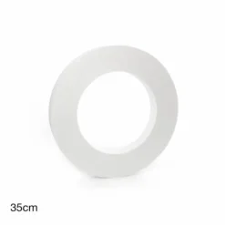 Polystyrene Wreath Round (35Dx5cm) 14" Styro