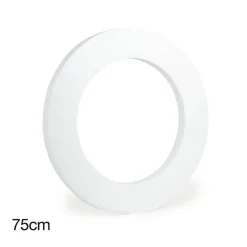 Polystyrene Wreath Round (75Dx5cm) 30" Styro
