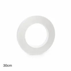 Polystyrene Wreath Round (30Dx5cm) 12" Styro