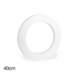 Polystyrene Wreath Round (40Dx5cm) 16" Styro