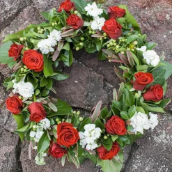 Polystyrene Wreath Round (40Dx5cm) 16" Styro
