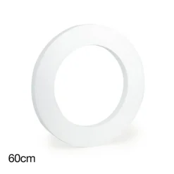 Polystyrene Wreath Round (60Dx5cm) 24" Styro