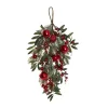 Pomegranate Berry Pinecone Swag Green (70cmH)
