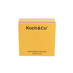 Post IT Sticker Note 300 sheets Multi (7.5x7.5cm) Koch & Co