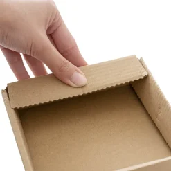 Posy Box Lid Mini Matte Kraft Pack 5 (14x14x3.5cmH)