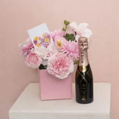 Posy Box Petite Dusty Rose Pack 20 (10x10x10cmH)