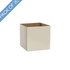Posy Box Petite Misty Grey Pack 20 (10x10x10cmH)