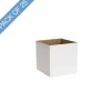 Posy Box Petite White Pack 25 (10x10x10cmH)