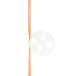 Pre Cut Balloon Ribbon with Clip Pk25 Peach (1.5m)