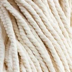 Pre-Cut Cotton String White Bundle 100 (3mm x 70cm Long)