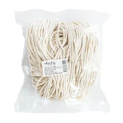 Pre-Cut Cotton String White Bundle 100 (3mm x 70cm Long)
