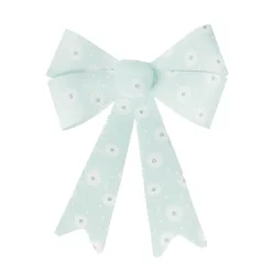 Pre-Made Bow Fabric Top Daisy Delight Blue (28x37cm)