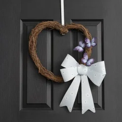 Pre-Made Bow Fabric Top Daisy Delight Blue (28x37cm)