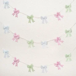 Pre-Made Bow Fabric Top Daisy Delight Green Pack 2 (14x19cm)