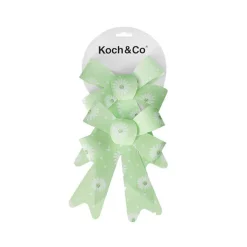 Pre-Made Bow Fabric Top Daisy Delight Green Pack 2 (14x19cm)