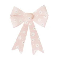 Pre-Made Bow Fabric Top Daisy Delight Blush (28*37cm)
