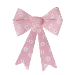 Pre-Made Bow Fabric Top Daisy Delight Pink (28*37cm)