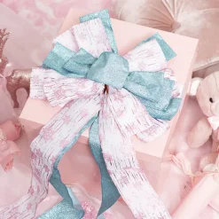 Pre-Made Bow Luxury Tree Topper Pastels (33Wx113Lcm)