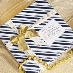 Pre-Made Bow Ribbon Mini Pack 12 Gold (6.5*6.5cm)