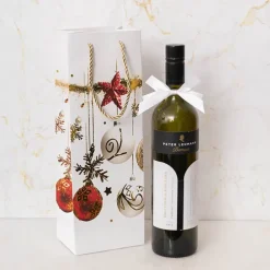 Pre-Made Bow Satin 15mm & Elastic Loop Pk6 White (10*8cm)