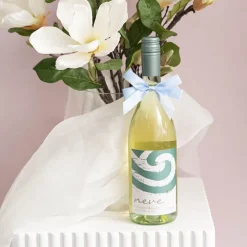 Pre-Made Bow Satin 15mm & Elastic Loop Pk6 Baby Blue(10*8cm)