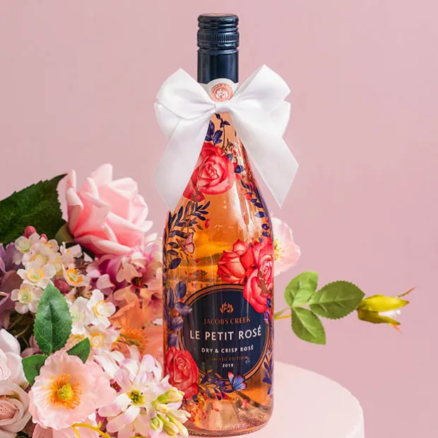 Pre-Made Bow Satin 25mm & Elastic Loop Pk6 White (10*11cm)