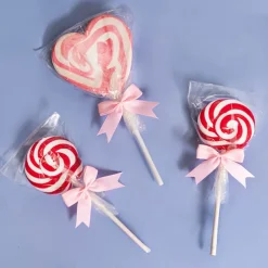 Pre-Made Ribbon Bow Grosgrain Baby Pink Pack 24 (15mmx5cm)