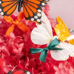 Pre-Made Ribbon Bow 10mm Satin Brights Mix Pack 48 (3.5Lcm)