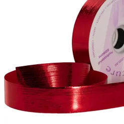 Premium NoTear Ribbon Embossed Metallic Red (30mmx91m)