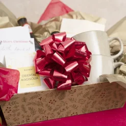 Premium NoTear Ribbon Embossed Metallic Red (30mmx91m)