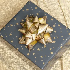 Premium Poly Ribbon Metallic Glitter Champagne (30mmx91m)