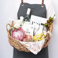 Premium Rattan Large Oval Hamper (40x34x18cmH)