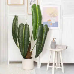 Premium Real Touch Artificial Anthurium Plant Green (120cmH)