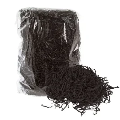Premium Shredded Paper Filler Crinkle Cut Black 1kg Bag