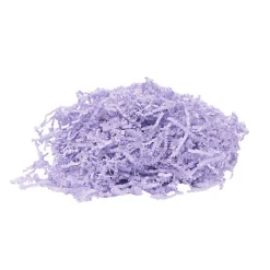Premium Shredded Paper Filler Crinkle Cut Lilac 150gram Bag