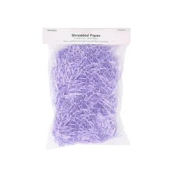 Premium Shredded Paper Filler Crinkle Cut Lilac 150gram Bag