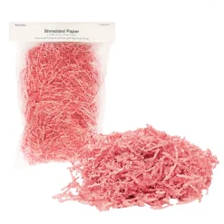 Premium Shredded Paper Filler Crinkle Cut Pink 150gm Bag