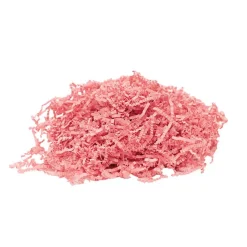 Premium Shredded Paper Filler Crinkle Cut Pink 150gm Bag