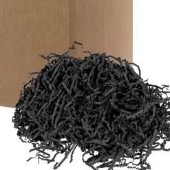 Premium Shredded Paper Filler Crinkle Cut Black 5kg Box