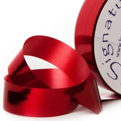 Premium Tear Ribbon Metallic Red (30mmx91m)