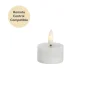 Premium Wax LED Trueflame Tealight 2PK White 4.5DX2.5cmH