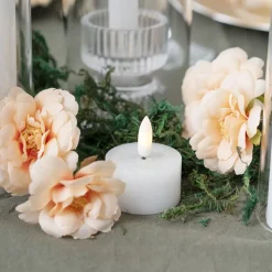 Premium Wax LED Trueflame Tealight 2PK White 4.5DX2.5cmH