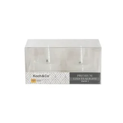 Premium Wax LED Trueflame Tealight 2PK White 4.5DX2.5cmH