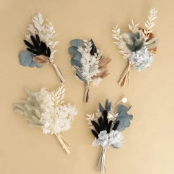 Preserved Dried Bunny Tail Bunch 60 Natural Brown