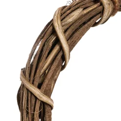 Preserved Dried Mixed Field Flower Wreath Beige (40cmD)