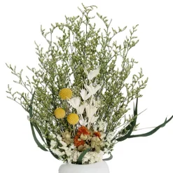 Preserved Dried Mixed Flower Arrangement Green (55cmH)