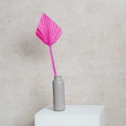 Preserved Dried Palm Spear Leaf Hot Pink (45-50cmH)