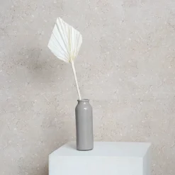 Preserved Dried Palm Spear Leaf Bleach White (45-50cmH)