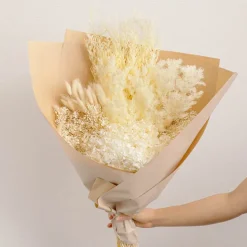 Preserved Dried Sea Lavender Bunch 100g White